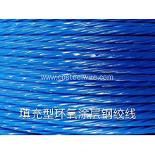 Filled Epoxy-Coated 1x7 PC Strand